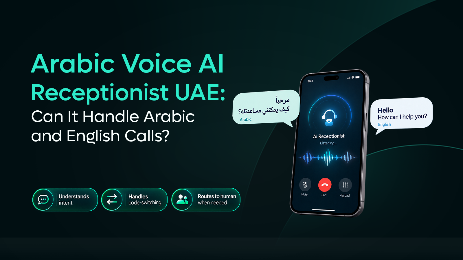 Arabic Voice AI Receptionist UAE: Can It Handle Arabic and English Calls?
